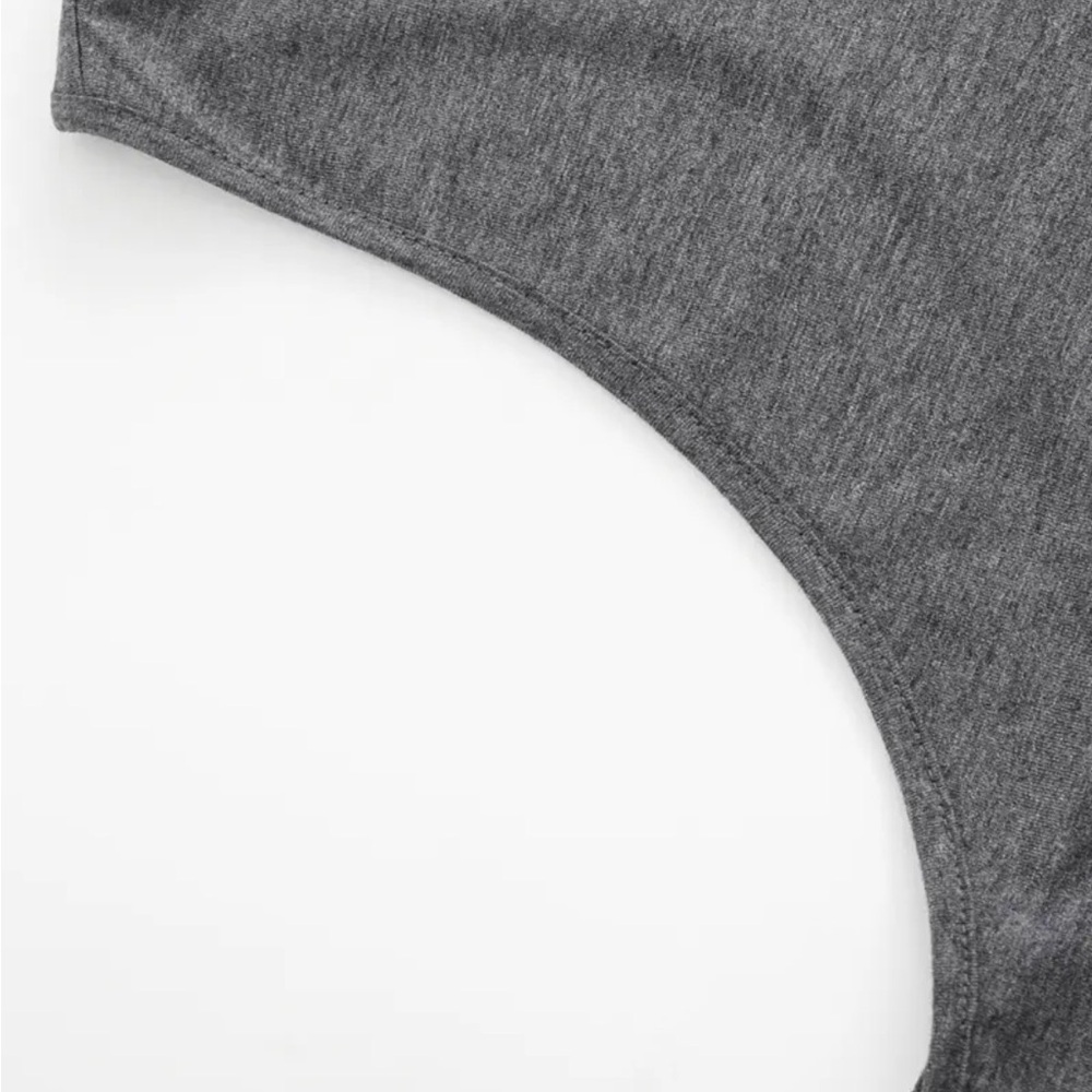 Gray Tank Top with Red Boxing Gloves Graphic - Picture 5 of 5